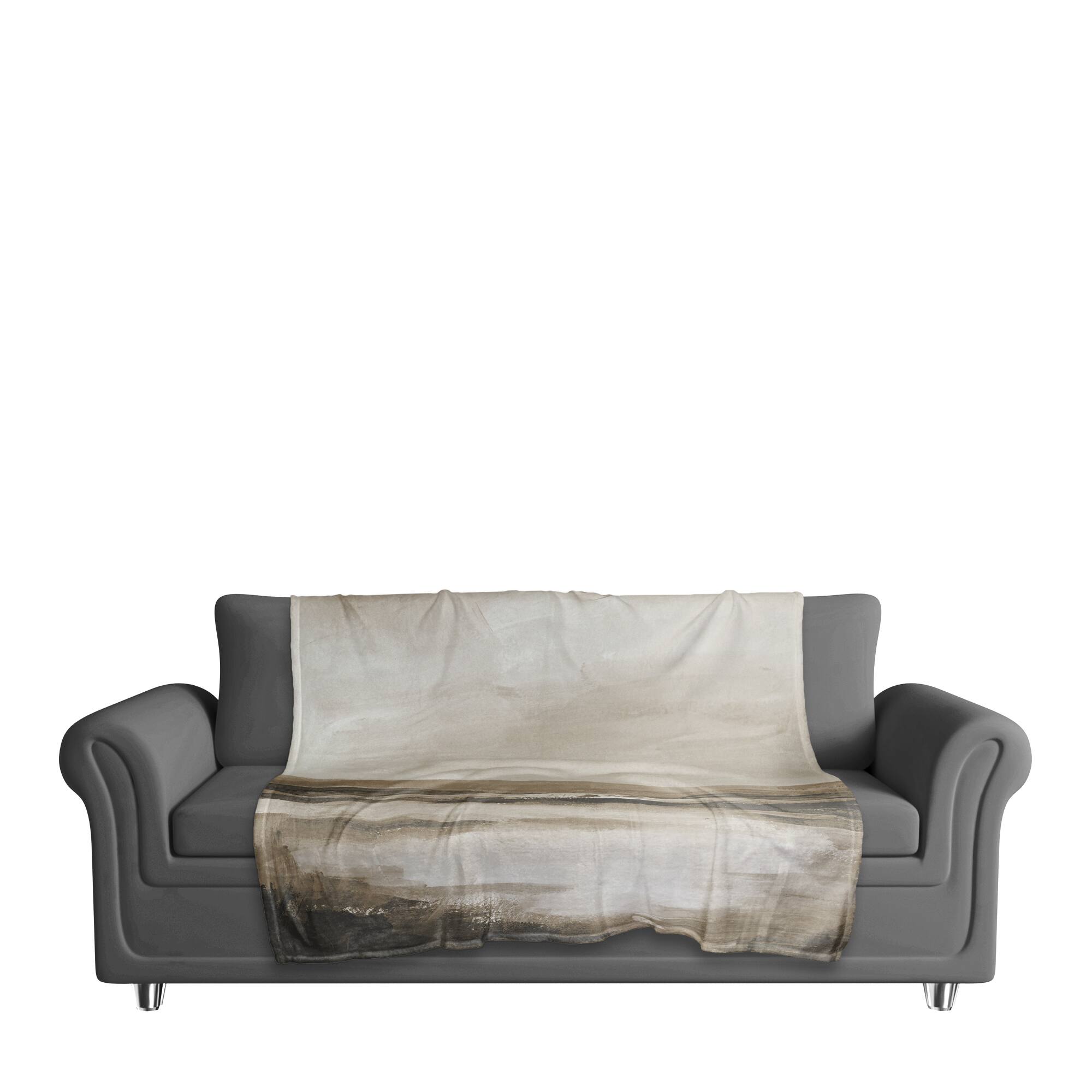 50" x 60" Vista Point Landscape Coral Fleece Blanket